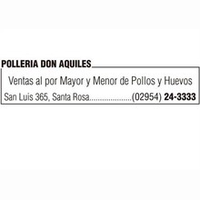 Logotipo Polleria Don Aquiles