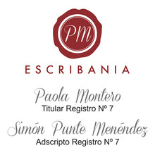 Logotipo Escribanía Montero