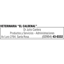 Logotipo Veterinaria «el Caldenal»