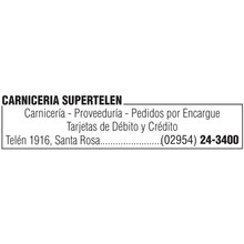 Logotipo Carniceria Supertelen