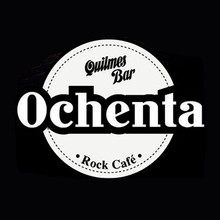 Logotipo Ochenta Resto Bar