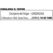Logotipo Cerrajeria El Centro