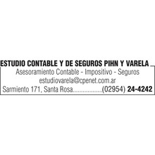 Logotipo Estudio Contable Y De Seguros Pihn Y Varela