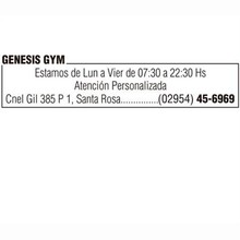 Logotipo Genesis Gym