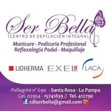 Logotipo Ser Bella – Centro Depilación