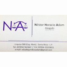 Logotipo Abogado Néstor Horacio Adam