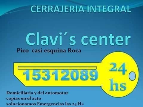 Logotipo Cerrajería Clavi’s Center