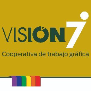 Logotipo Visión 7 Cooperativa Gráfica de Trabajo