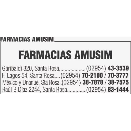 Logotipo Farmacia Sindical Amusim